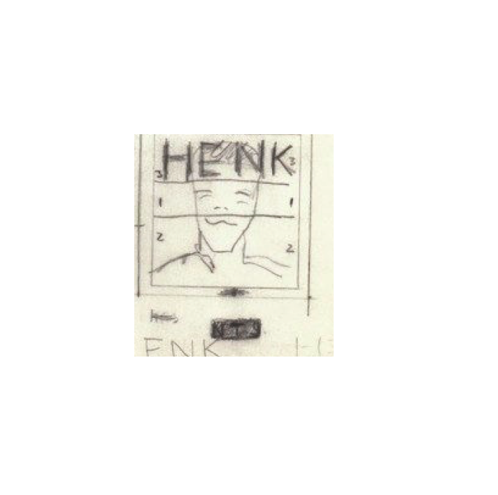￼sketch for the lp cover of HENK
click to enlarge